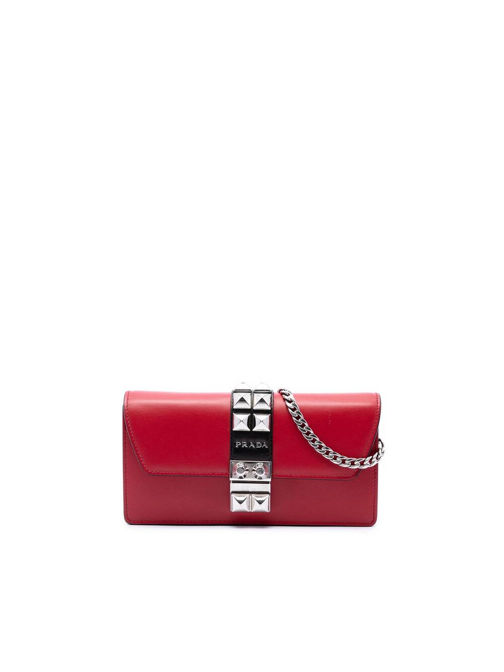 Prada City Calfskin Studded Elektra #375382P71B